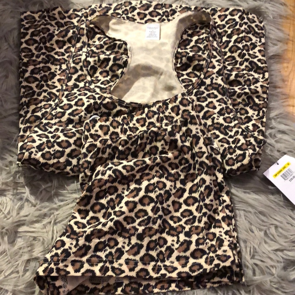 CK Tank Top and Shorts Sleep Set